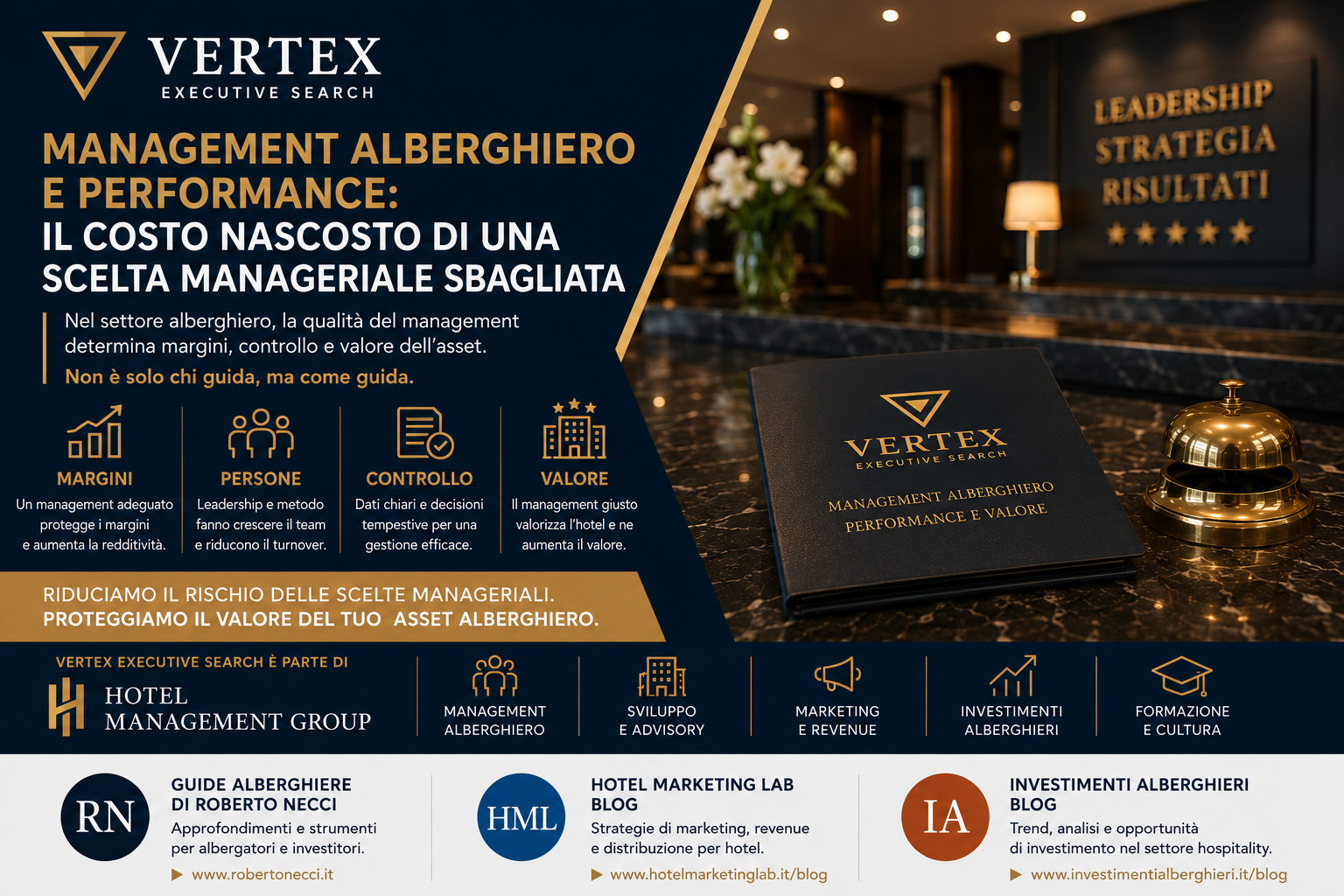 Management alberghiero e performance: il costo nascosto di una scelta sbagliata